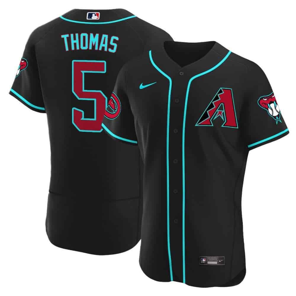 Men Arizona Diamondback #5 Thomas Black 2024 Nike Flex Base MLB Jersey->arizona diamondback->MLB Jersey